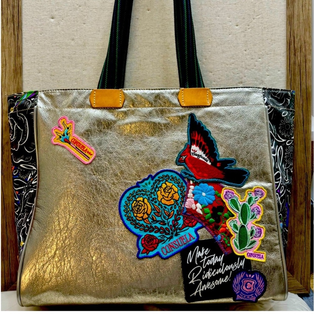 Previously loved Consuela Chili journey tote bag